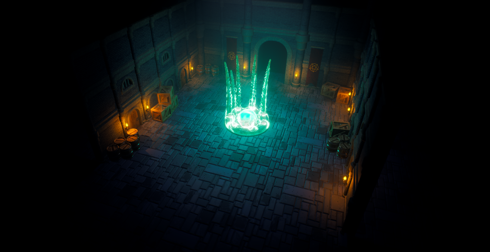 Tentacle Boss Fight